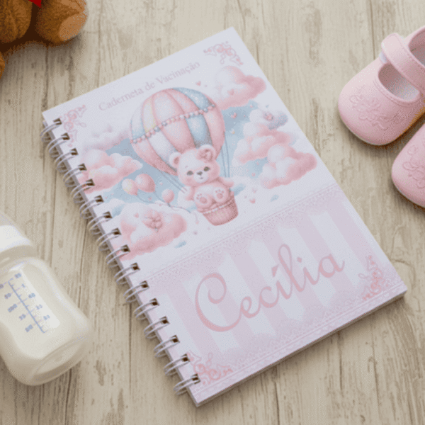 Caderneta de Vacinação Ursinha Balão