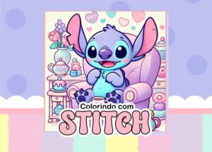 Livro de Colorir Stitch