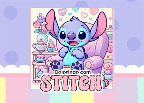 Livro de Colorir Stitch