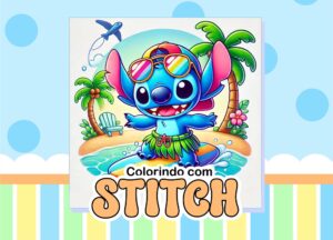 Livro de Colorir Stitch