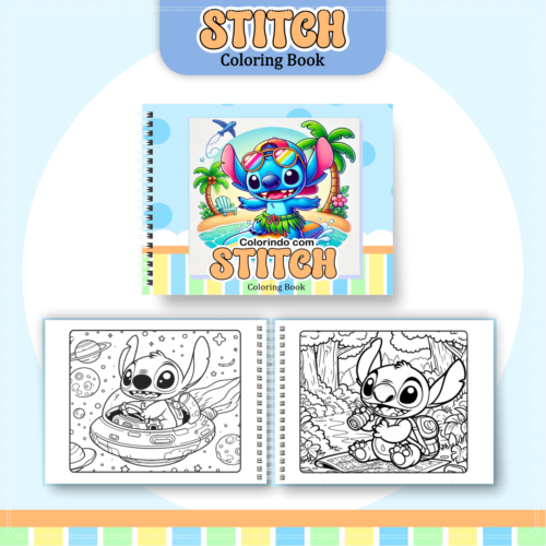 Livro de Colorir Stitch - Imagem 3