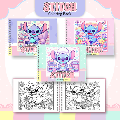 Livro de Colorir Stitch - Imagem 2