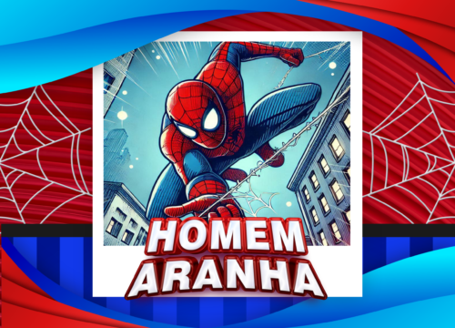 Livro de Colorir Homem Aranha