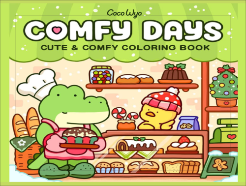 Livro de Colorir Comfy Days