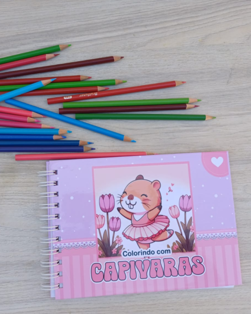 Livro de Colorir Capivara - Imagem 3