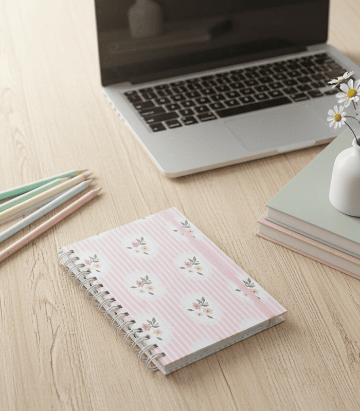 Gemini_Generated_Image_s9lepas9lepas9le (1) Agenda Monograma Flores - Imagem 1