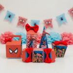 Kit de Festa Caixas Personalizadas Tema Homem Aranha
