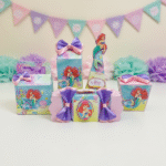 Kit de Festa Caixas Personalizadas Tema Pequena Sereia
