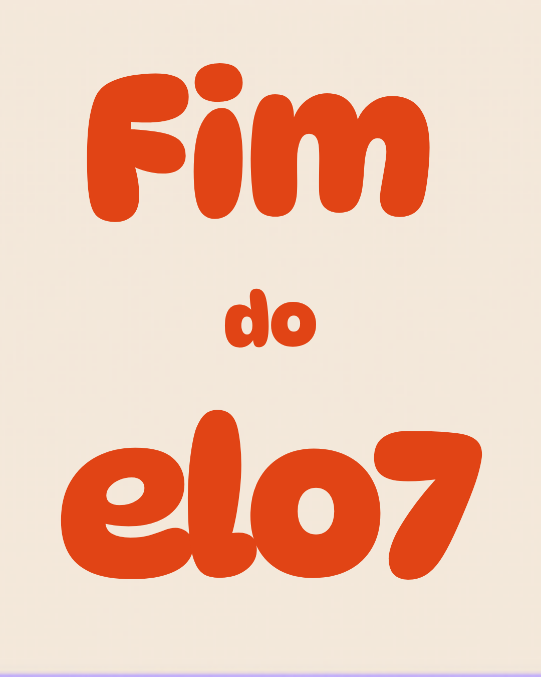 Fim do Elo7