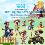 Kit Digital Mickey Mouse e Seus Amigos – Fazendinha