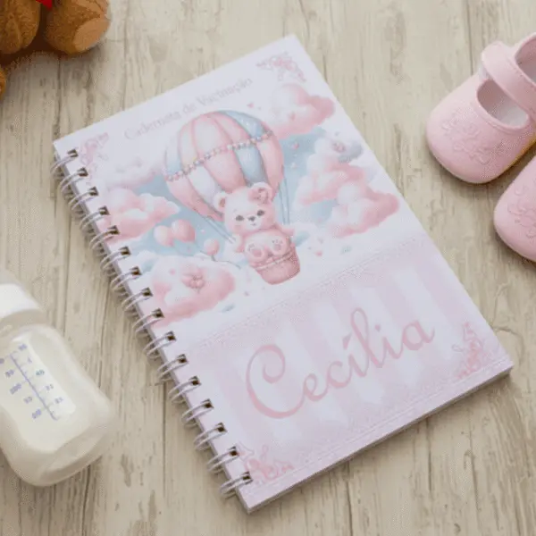 Caderneta de Vacinação Ursinha Balão