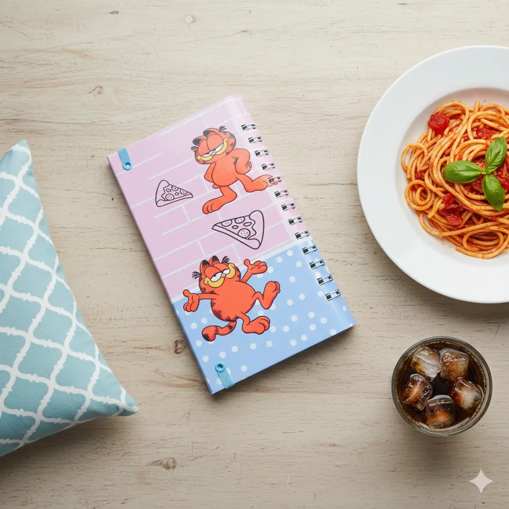 Planner Personalizado Garfield com Caneta – Diário Completo | Regina Inspira - Imagem 2