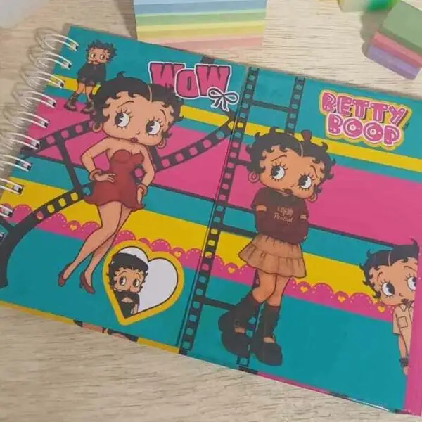 Caderno e Bloco Beth Boop