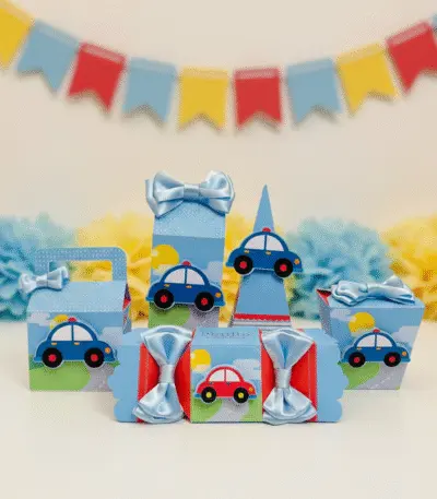 Kit de Festa Afetiva Personalizada Tema Carrinhos