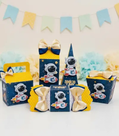 Kit de Festa Afetiva Personalizada Tema Astronauta
