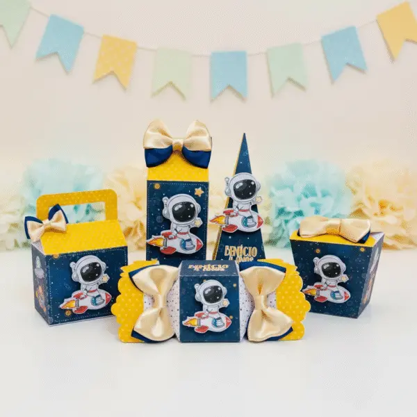 Kit de Festa Afetiva Personalizada Tema Astronauta