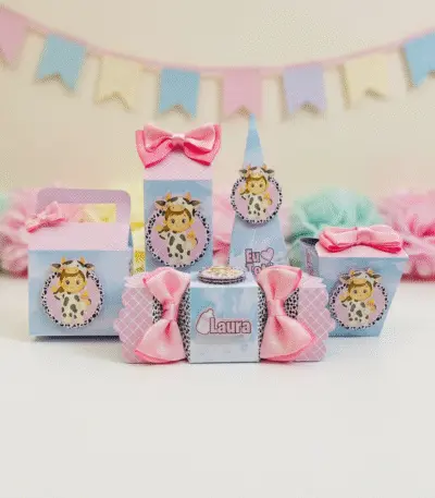Kit de Festa Afetiva Personalizada Tema Amo Meu Tete