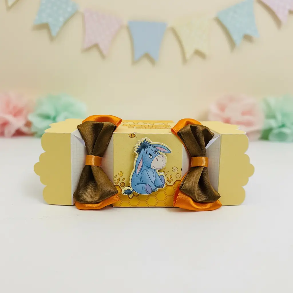 Kit de Festa Caixas Personalizadas Tema Ursinho Pooh - Imagem 2