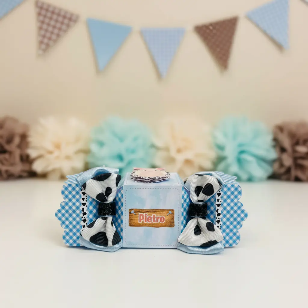 Kit de Festa Afetiva Personalizada Fazendinha Menino - Imagem 2
