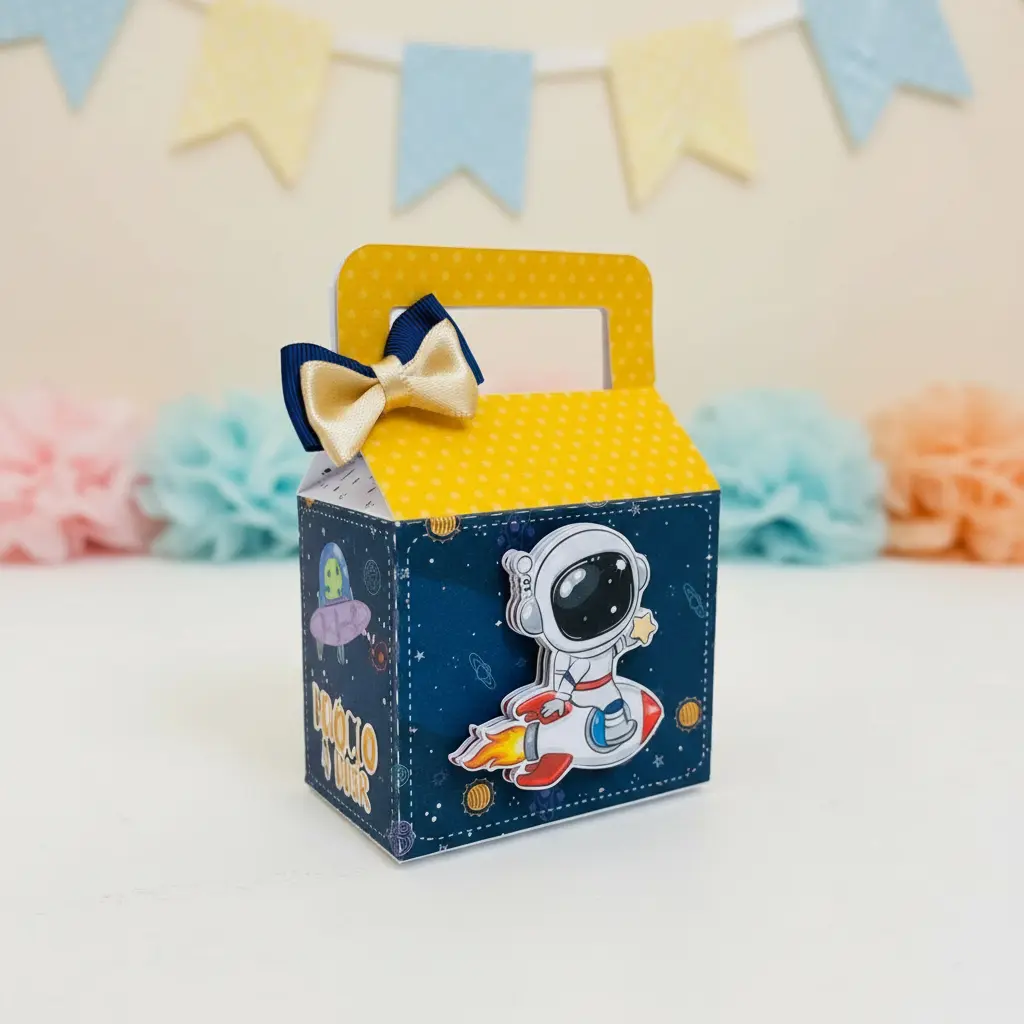 Kit de Festa Afetiva Personalizada Tema Astronauta - Imagem 2
