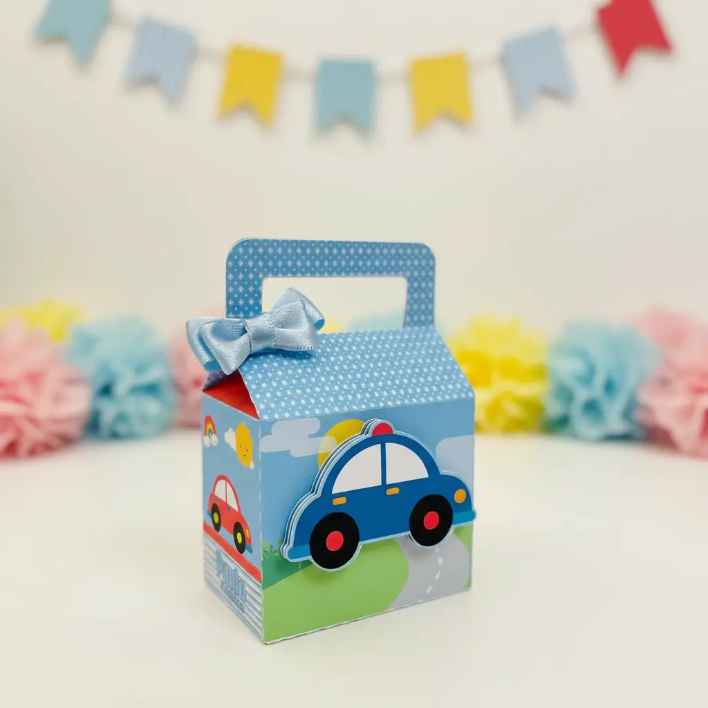 Kit de Festa Afetiva Personalizada Tema Carrinhos - Imagem 3