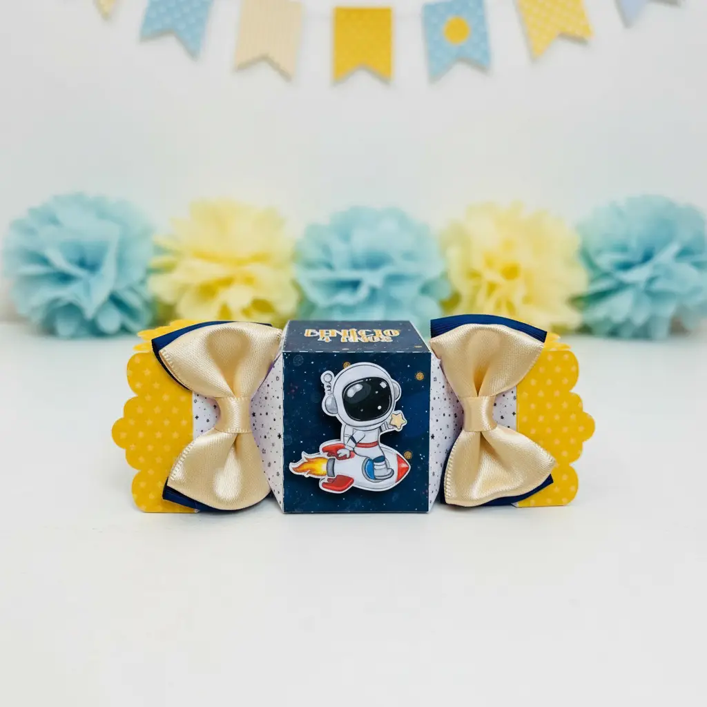 Kit de Festa Afetiva Personalizada Tema Astronauta - Imagem 4