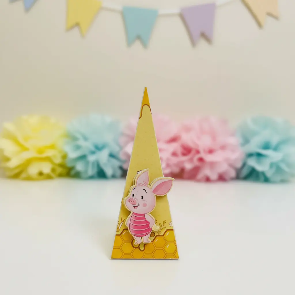 Kit de Festa Caixas Personalizadas Tema Ursinho Pooh - Imagem 4