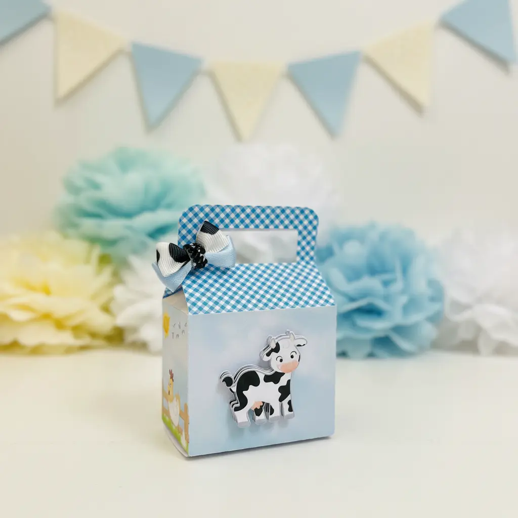 Kit de Festa Afetiva Personalizada Fazendinha Menino - Imagem 4