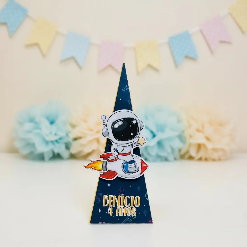 Kit de Festa Afetiva Personalizada Tema Astronauta - Imagem 6