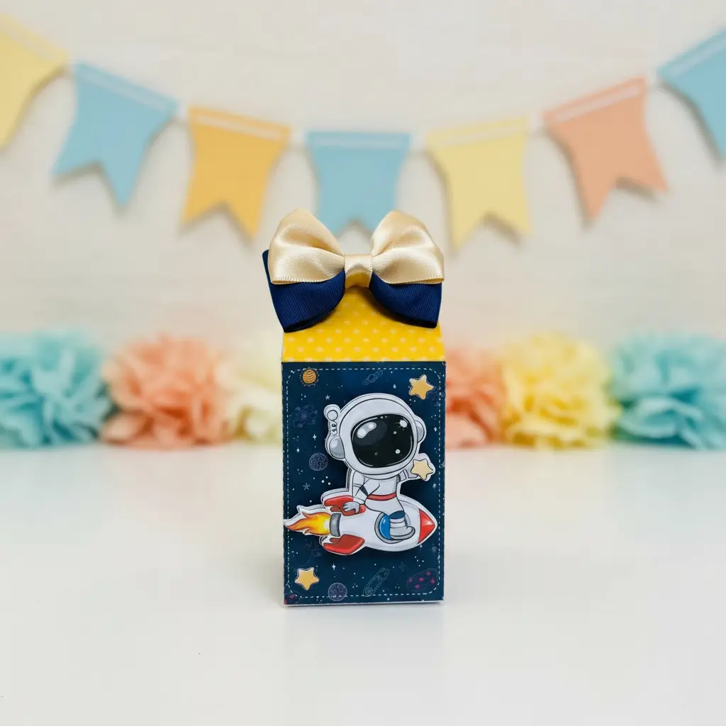 Kit de Festa Afetiva Personalizada Tema Astronauta - Imagem 7