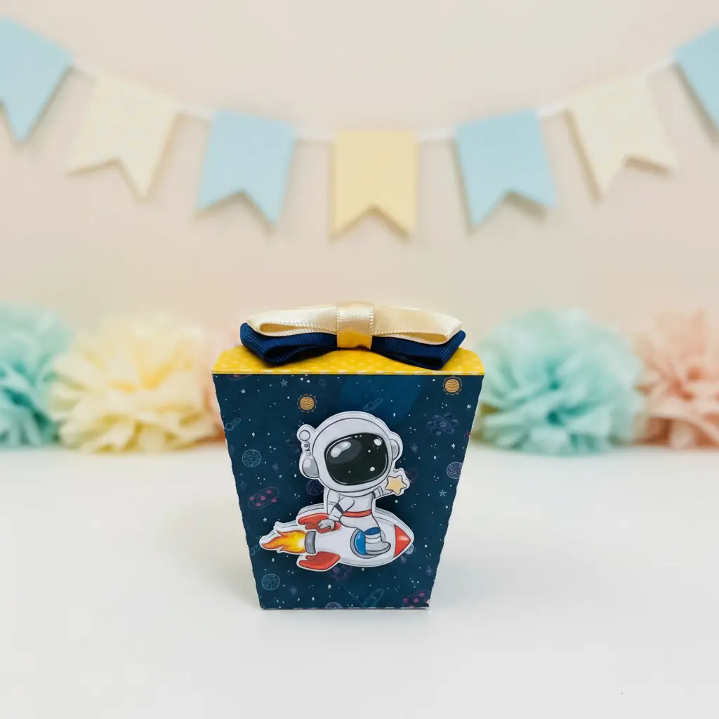 Kit de Festa Afetiva Personalizada Tema Astronauta - Imagem 3