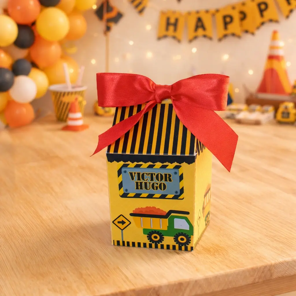 Kit de Festa Afetiva Personalizada Tema Construção - Imagem 3