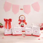 Kit de Festa Caixas Personalizadas Tema Cerejinha