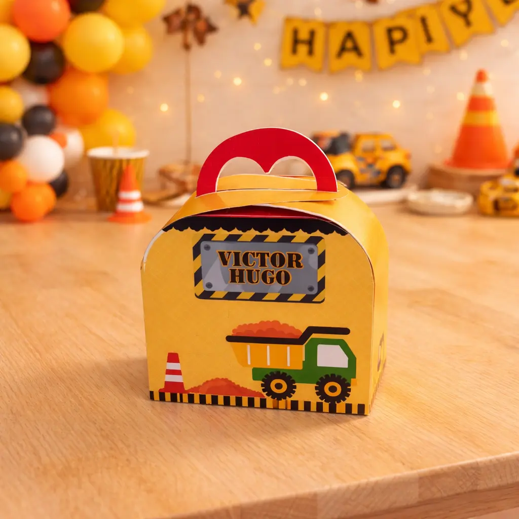Kit de Festa Afetiva Personalizada Tema Construção - Imagem 6